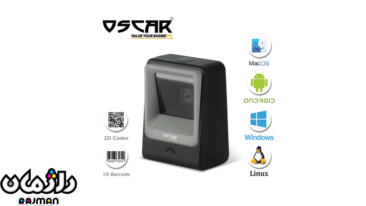 طراحی و ابعاد بارکدخوان اسکار کورولیت