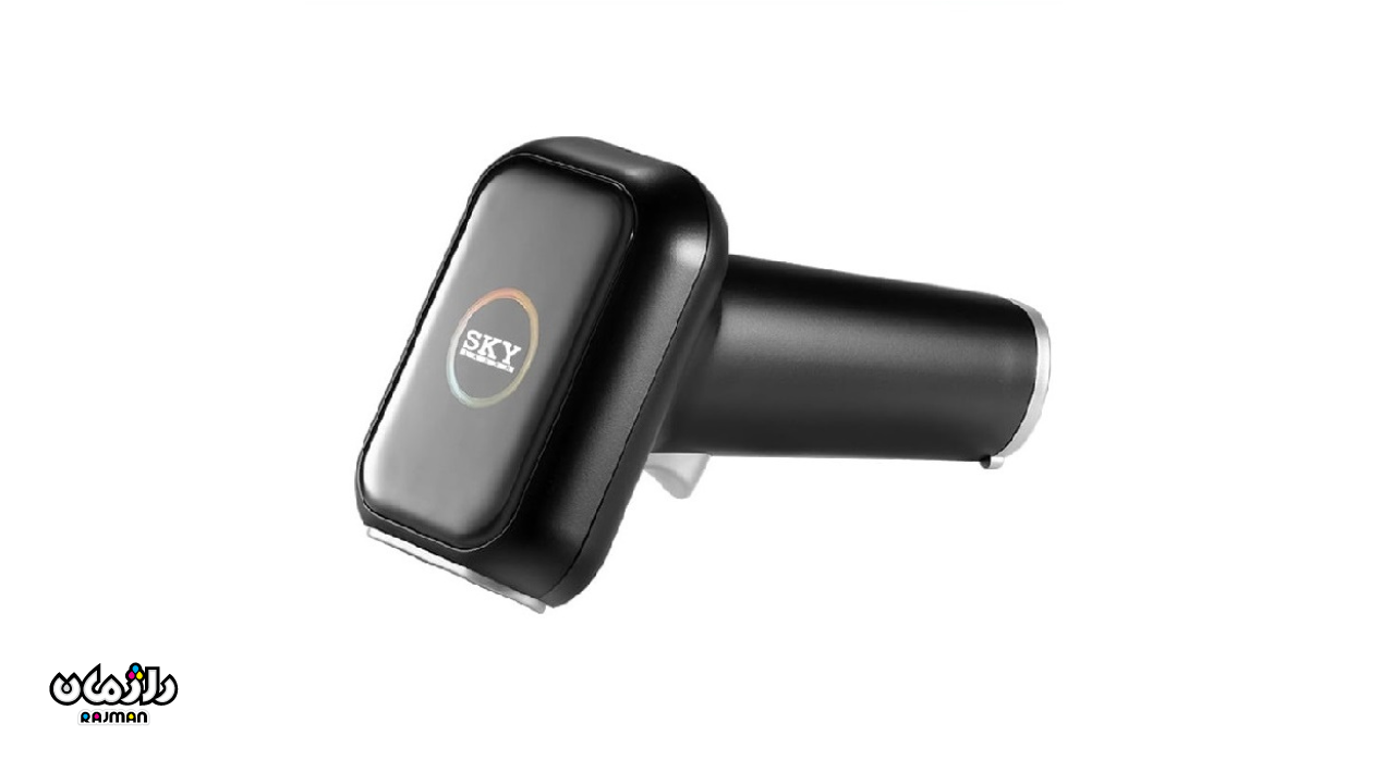 حافظه داخلی بارکد خوان بی‌سیم دو بعدی به همراه پایه اسکای SKY WHS-26