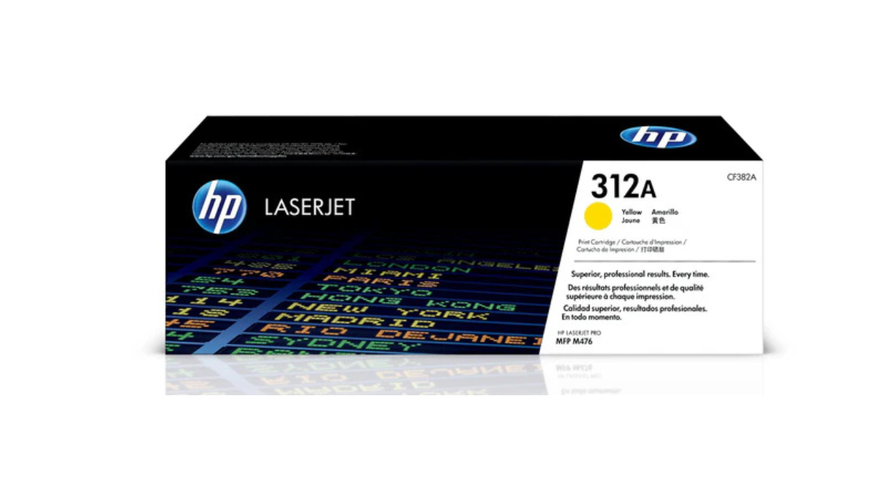  بررسی و مشخصات کارتریج تونر غیر اصل زرد  HP 312A