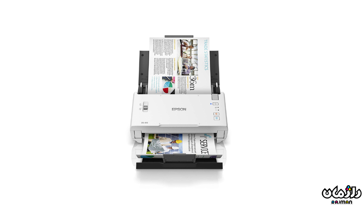  اسکنر حرفه ای اسناد اپسون  EPSON DS-410 دارای قابلیت اسکن دورو
