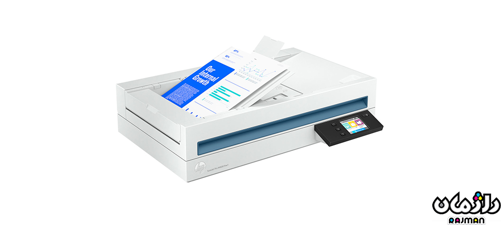 اسکنر تخت اچ پی مدل HP ScanJet Pro N4600 fnw1-rajman