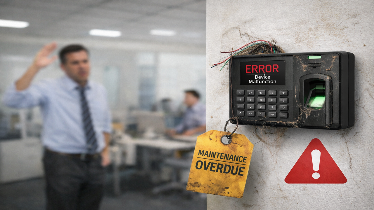 بی‌توجهی به نگهداری و پشتیبانی دستگاه