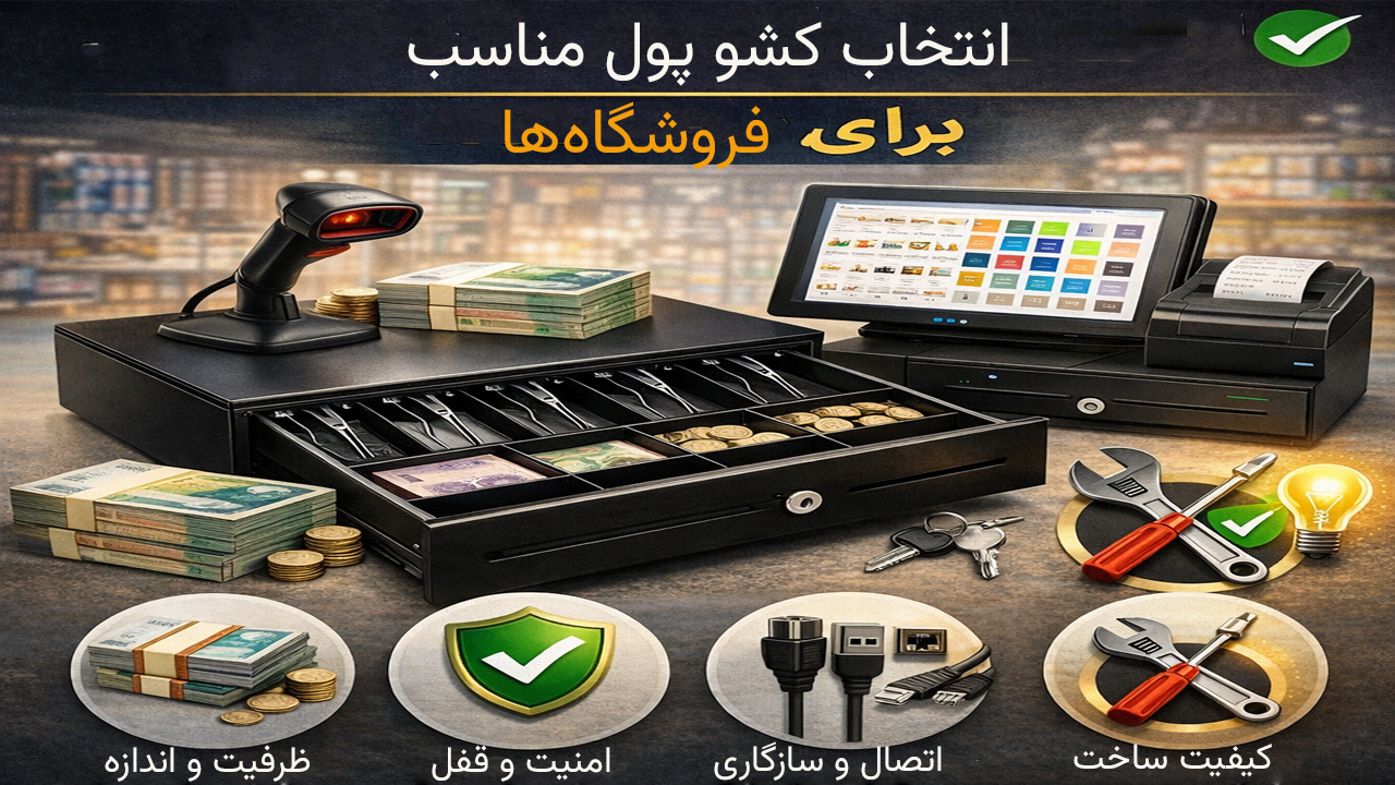 ۵ نکته مهم در خرید کشو پول برای فروشگاه‌ها