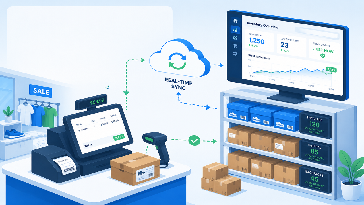 به روزرسانی لحظه‌ای موجودی (Real-Time Inventory)