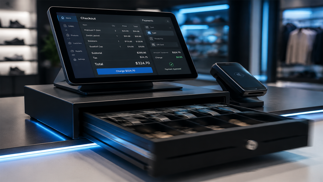 کشو پول برقی (Automatic/Electronic Cash Drawer)