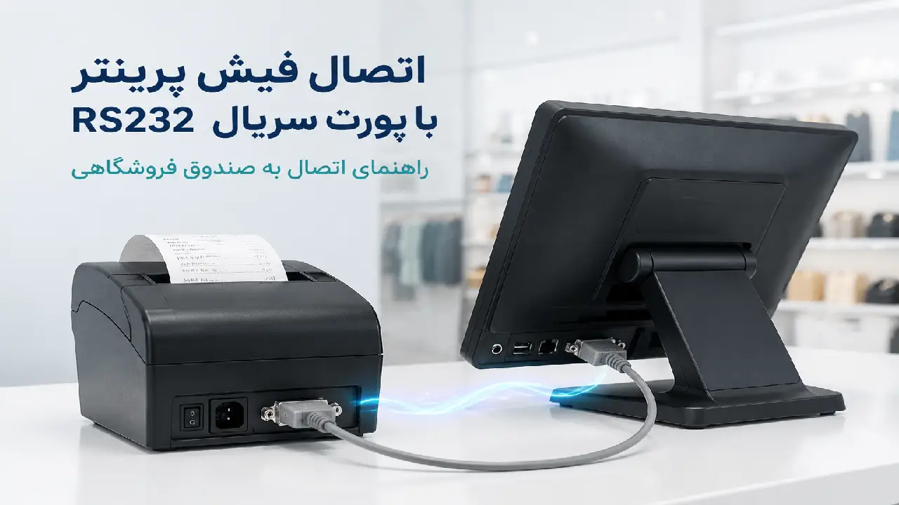 اتصال با پورت سریال  RS232