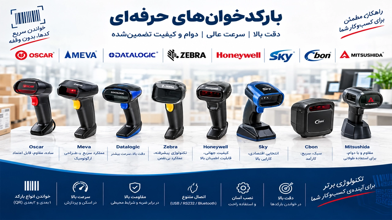 برندهای بارکدخوان در راژمان برندهای بارکدخوان در راژمان
