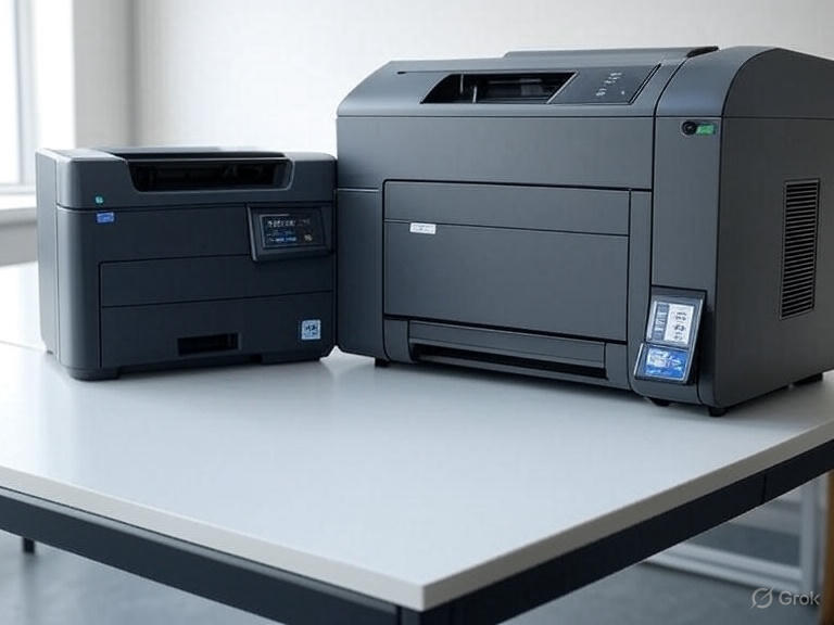 تفاوت لیبل پرینتر رومیزی و صنعتی (راهنمای جامع خرید و انتخاب بهترین گزینه)