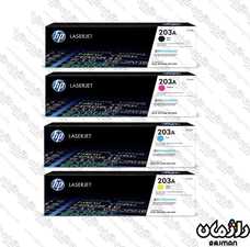 کارتریج تونر غیر اصل سری کامل اچ پی cartridge HP 203a